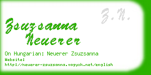 zsuzsanna neuerer business card
